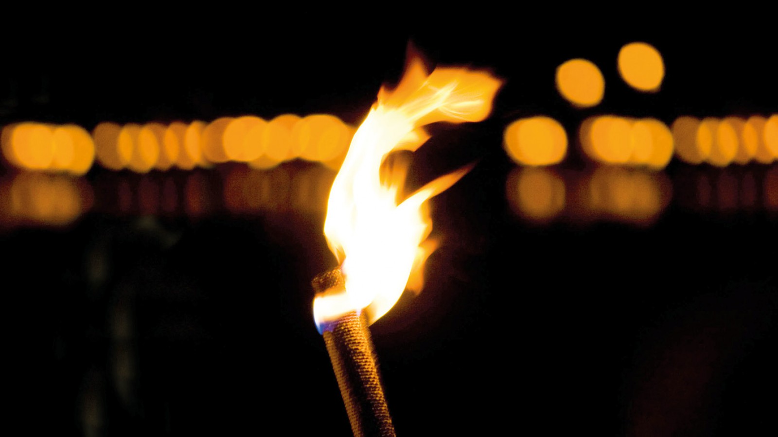 Fackel Abenteuer Marion Freizeit Wanderung durch den Wald